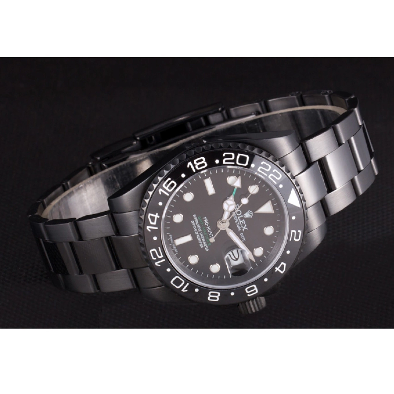 Aaa replica watch II Full Rolex Master PVD Edition GMT Pro-Hunter 0706